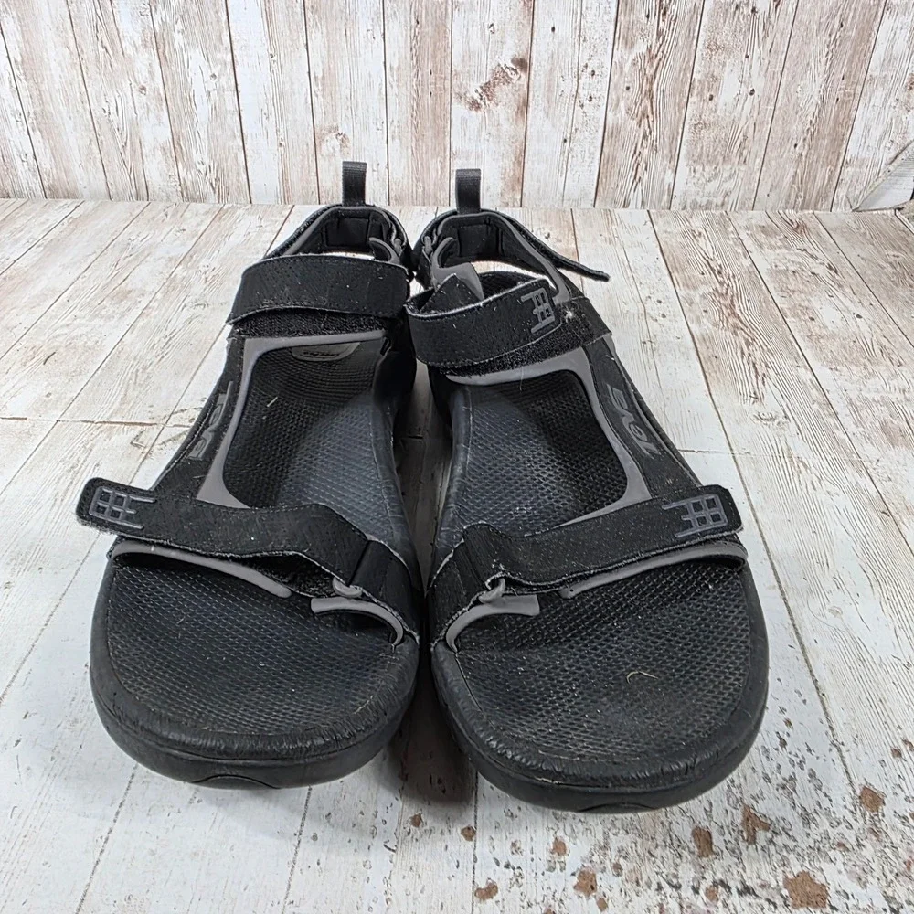 Teva Katavi 2 Mens Black Grey Suede Mesh Sport Hiking Sandals 4289 Size 12